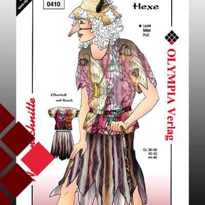Schnittmuster Damen Hexenkostüm – Einfache Anleitung für Karneval & Halloween