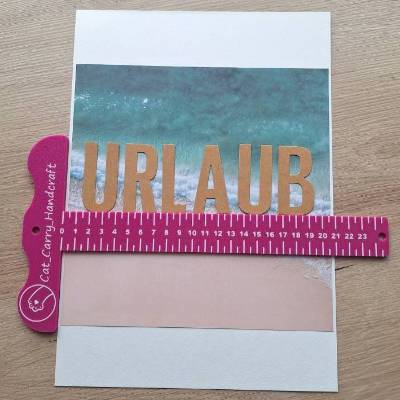 T-Lineal / Abstandslineal für Buchbindung oder zum Basteln / T Lineal / Abstandshalter Schablone / DIY Scrapbooking