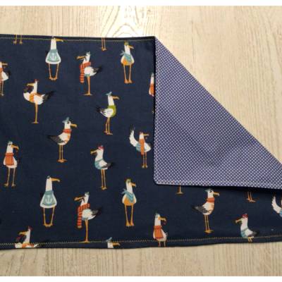 1 TischSet  PlatzSet Geschenk Deko  Unikat - lustige Enten