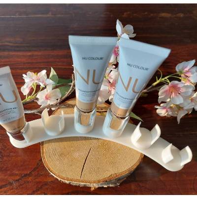 Display Ständer Halter Aussteller 3D Druck / für 6 Nu Skin Colour BB+ Cream Creme Skin Loving Foundation