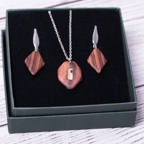 Schmuckset - Diamant des Waldes