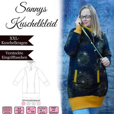 Sannys Kuschelkleid – Gr 32-64 – EBook und Nähanleitung