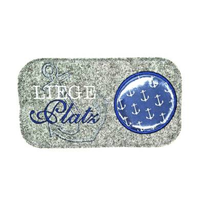 Stickdatei Mug Rug LIEGE PLATZ