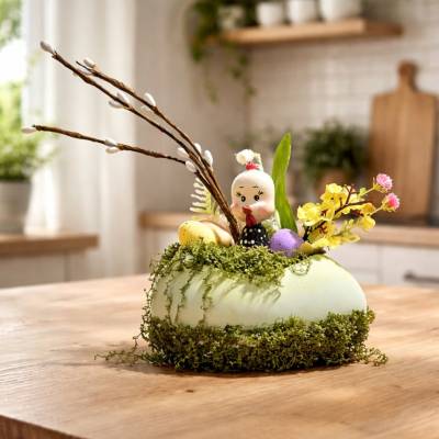 Osterblumenvase - Osterdekoration - Dekoblumen - Osterei