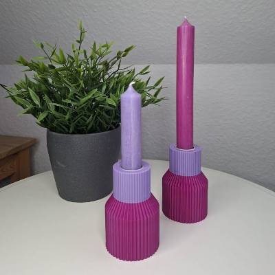 Kerzenhalter / Kerzenständer / Minimalistisch / leuchtende Farben