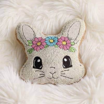 Stickdatei Hase Kopf Kissen In the Hoop – Osterhase in 5 Größen inkl. Anleitung