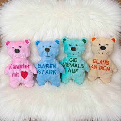 Stickdatei Teddy Bär mit Statement – In the Hoop Set für 13x18 Rahmen | Design-by-Jasmina