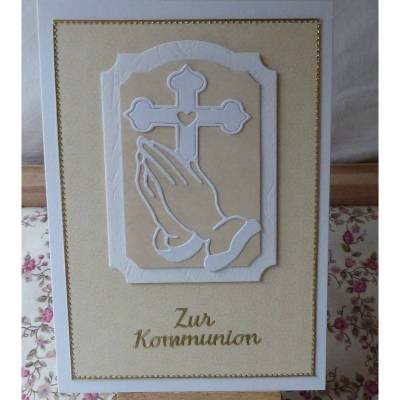 Glückwunschkarte zur Kommunion