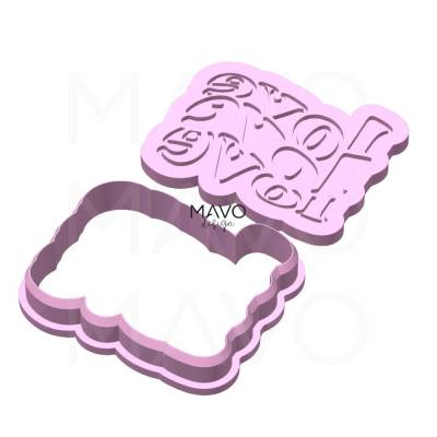 Love Keks Ausstecher Stempeln & Cutter STL-Datei Cookie Fondant Ausstecher Valentinstag