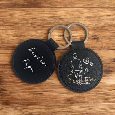 Schlüsselanhänger bester Papa, Anhänger Vater, Vatertag, personalisierter Anhänger, Geschenk Vater, Geschenkidee Papa, S