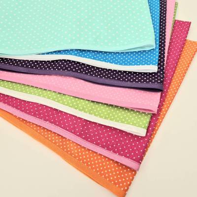 Manschette, Stoffverschluss für Schultüten - Upcycling & DIY-Upgrade, Punkte
