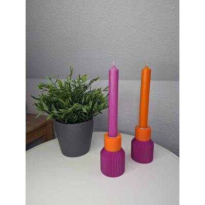 Kerzenhalter / Kerzenständer / Minimalistisch / leuchtende Farben