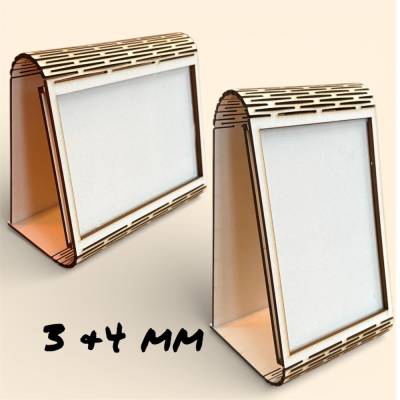 *3&4 mm Bilderrahmen 10x15 *  Laserdatei