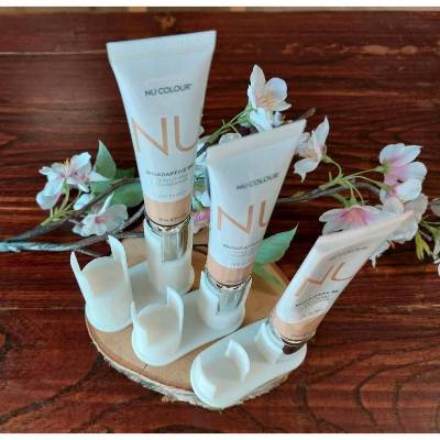 Display Ständer Halter Aussteller 3D Druck / für 2 Nu Skin Colour BB+ Cream Creme Skin Loving Foundation