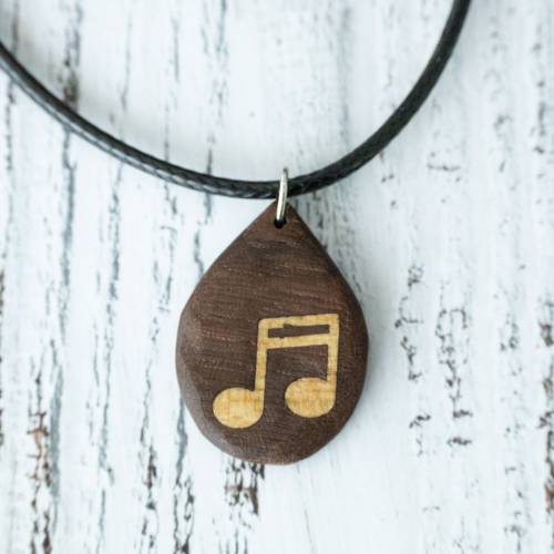 Holzkette - Eiche in Nuss - Noten