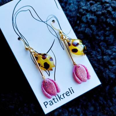 Ohrringe "Leo´s Tulpen"