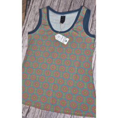Tanktop / Hemdchen / Unterhemd  Retro Blumen superbequem als besonderes Geschenk