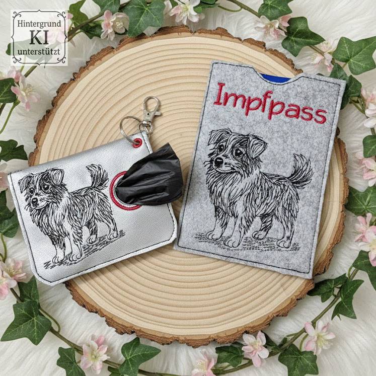 ITH-Stickdateien Hunde-Kotbeutel ab 10x10 cm – 39 Motive, Doro-Collection Bild 9