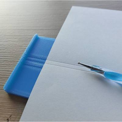 Falzleiste für Falzkugeltool oder Falzbein / Falzbrett / Falztool / DIY basteln / DIN A4