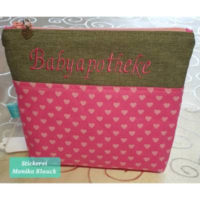 Kleines Kosmetiktäschchen  "Babyapotheke"