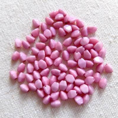 20 Gramm pinch beads, rosa opak, undurchsichtig, Glasperlen zur Schmuckherstellung