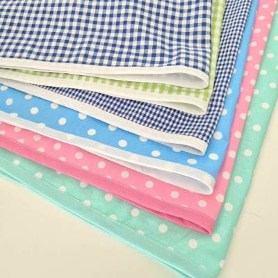 Manschette, Stoffverschluss für Schultüten - Upcycling & DIY-Upgrade, Karo,Punkte