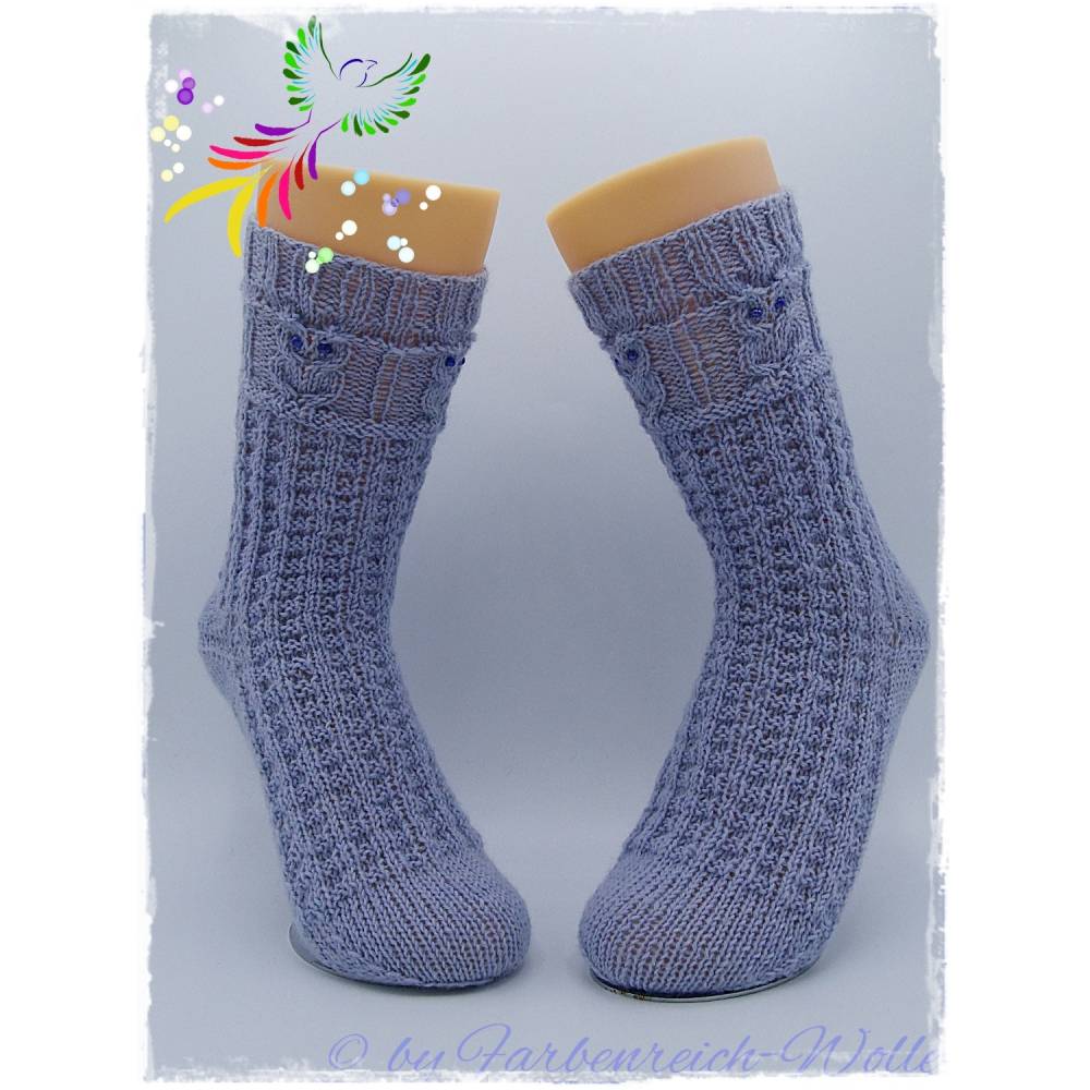 Strickanleitung Märchen-Socken "Aschenbrödel" Bild 1