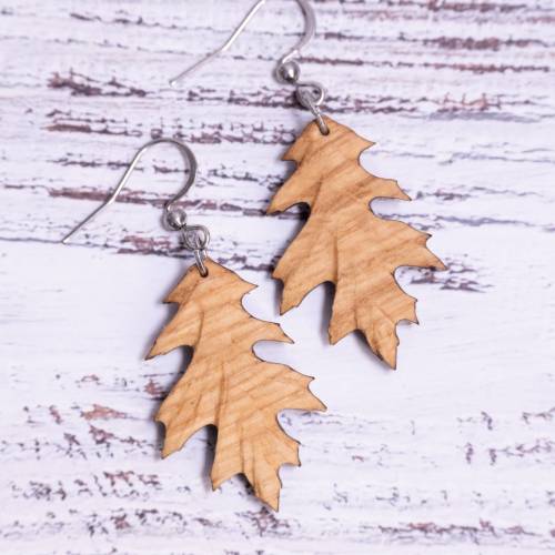 Eiche  - Eichenblatt - Ohrringe