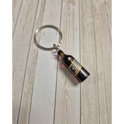 Handgemachter Schlüsselanhänger Whiskyflasche  – 5,5 cm – Geschenkidee