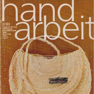 Vintage Zeitschrift Handarbeit Heft 3/83 DDR Herbst 83