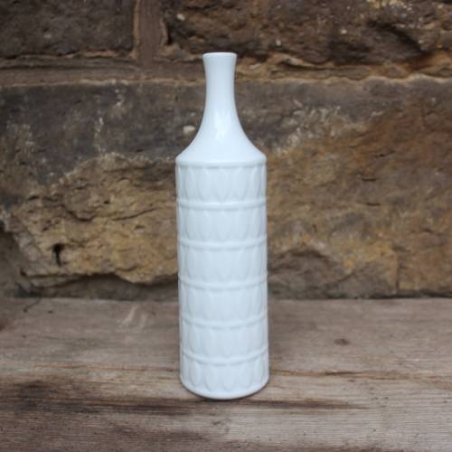 OP Art Vase Hutschenreuther Kunstabteilung Porzellan Solifleurvase 60er Jahre West Germany