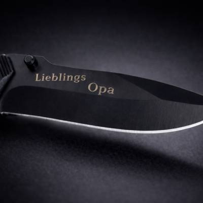 Persönliches Klappmesser – Gravur „LieblingsOpa“ | Geschenkidee für Opas mit Stil