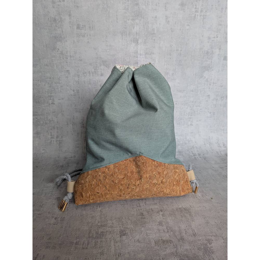 Mint Turnbeutel aus Kork und Softshell, wasserabweisend Bild 1