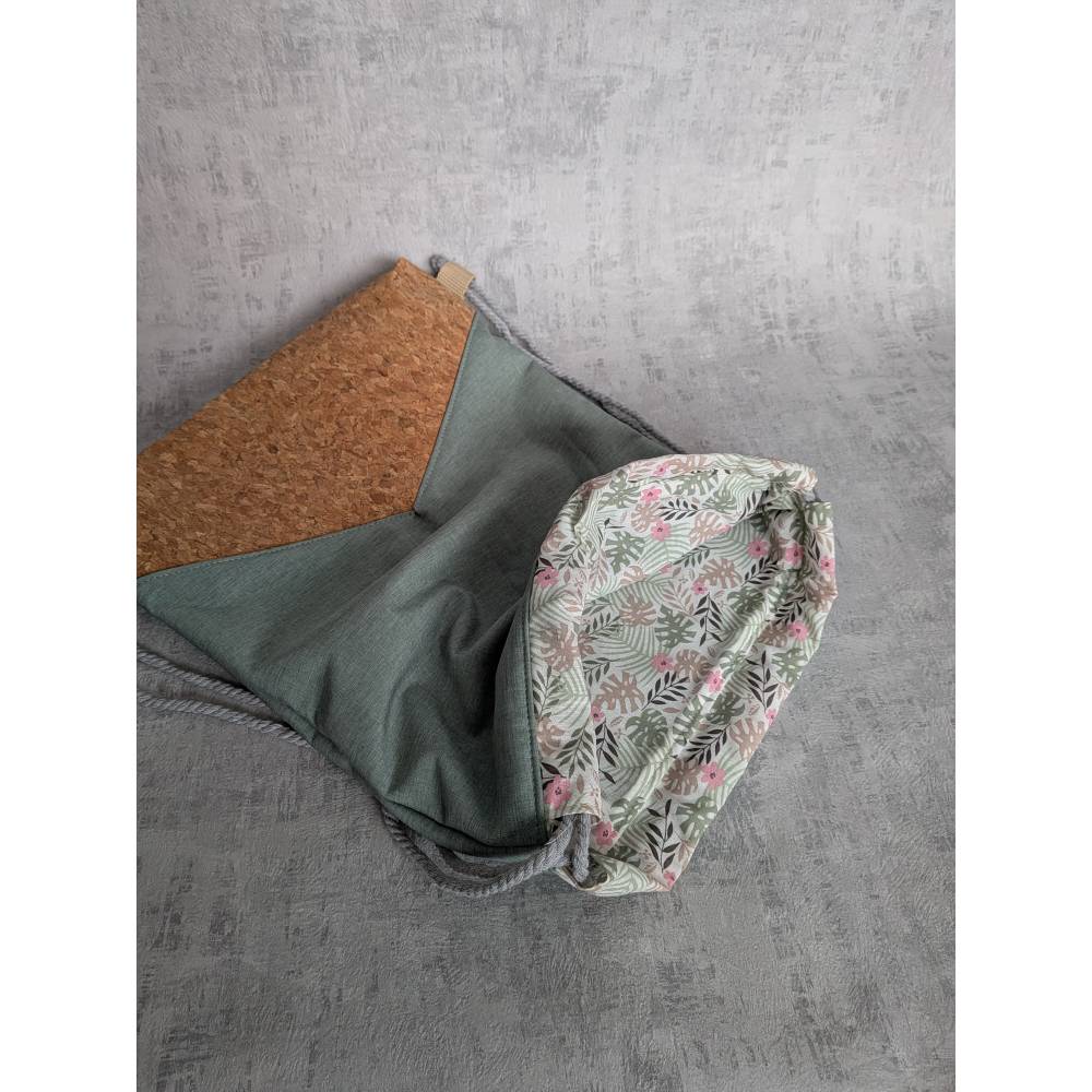 Mint Turnbeutel aus Kork und Softshell, wasserabweisend Bild 4