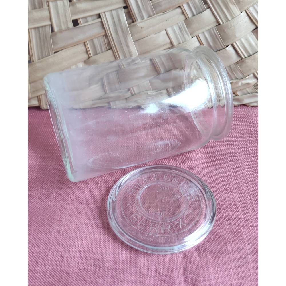 VINTAGE Rillenglas 1,5 Liter