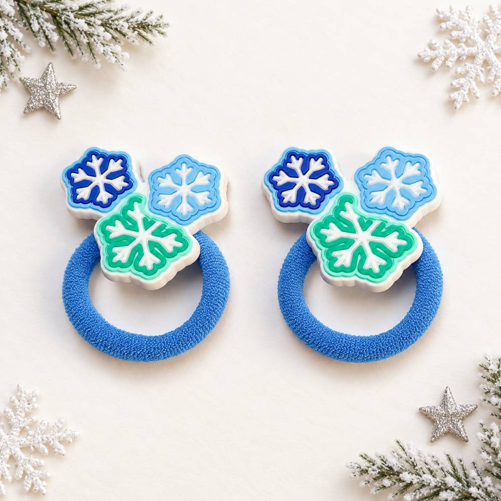 Haarschmuck Weihnachten Schneeflocke 2