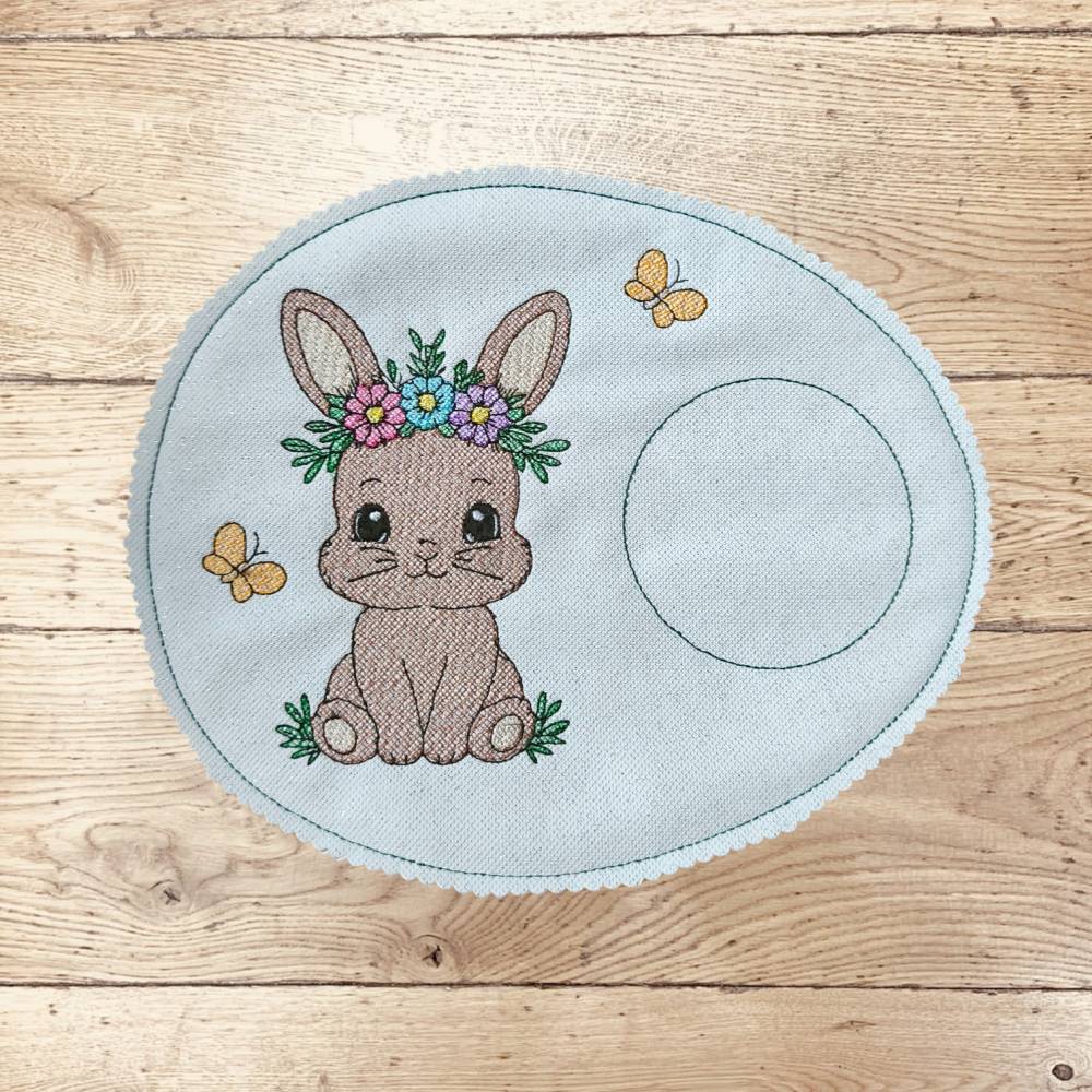 Stickdatei Hase Set 2638 ab 13x18 Rahmen – Mug Rug, Lichtbeutel, Kuscheltier In the Hoop, Osterdeko Bild 6