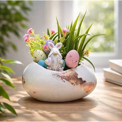 Osterblumenvase - Osterdekoration - Dekoblumen - Osterei