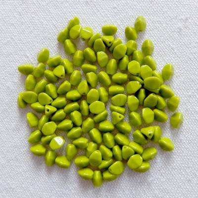 20 Gramm pinch beads, olivine, olivgrün, Glasperlen zur Schmuckherstellung