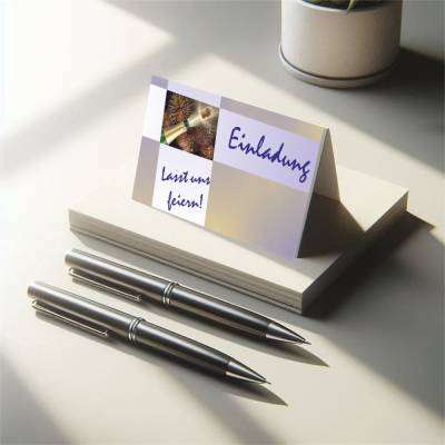 Vorlage für Einladungen zum Geburtstag, zur Party, Feier und für vieles  mehr als PDF-Datei
