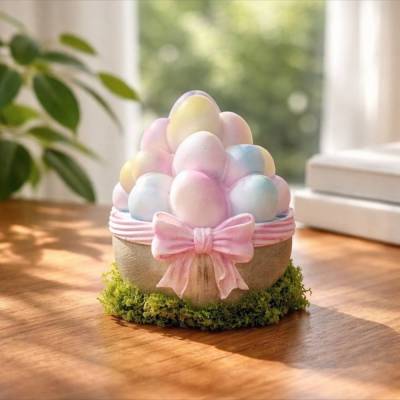 Ostereierkorb - Osterdekoration - Figur -