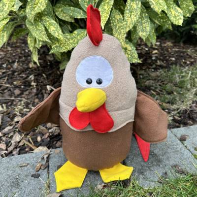 Nähanleitung - Kuschelmonster "Kikeriky"