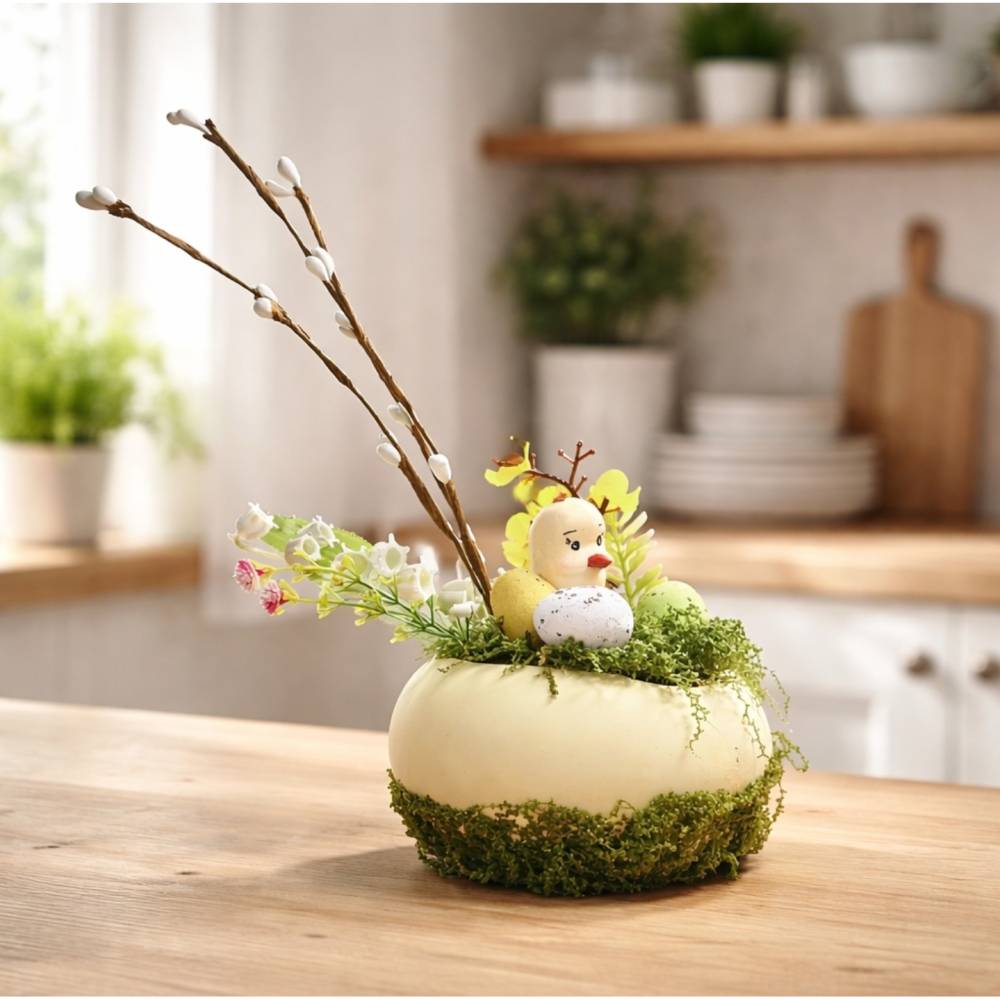 Osterblumenvase - Osterdekoration - Dekoblumen