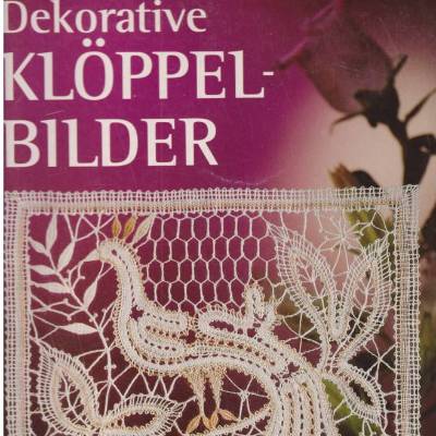 Klöppelmappe "Dekorative Klöppelbilder" erschienen 1998 beim Verlag für die Frau Vintage DDR