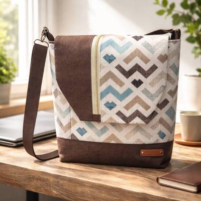 Umhängetasche Crossbodybag Handtasche viel Stauraum viele Fächer Begleiter für unterwegs