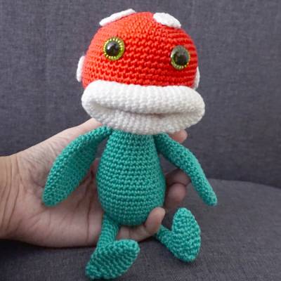 Häkelanleitung für die Amigurumi Piranha-Pflanze