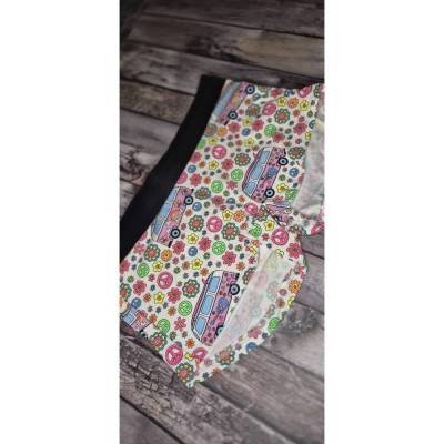 40: Geheimfach Secret Damen Panty, Hoserl, für Mädels Bus Hippie für Urlaub oder aber auch Diabetiker