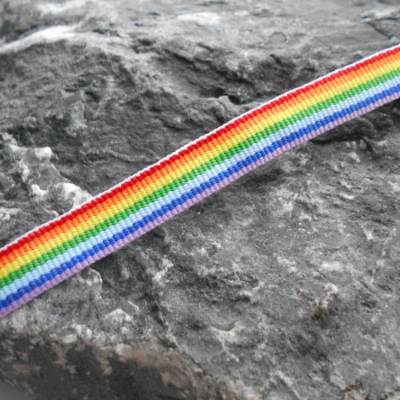 Regenbogen Ripsband 10 mm – Bunte Borte zum Nähen & Basteln
