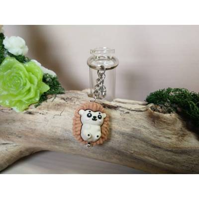 3-D Igel Schlüsselanhänger aus Silikon – Geschenkidee in verschiedenen Farben, personalisierbar