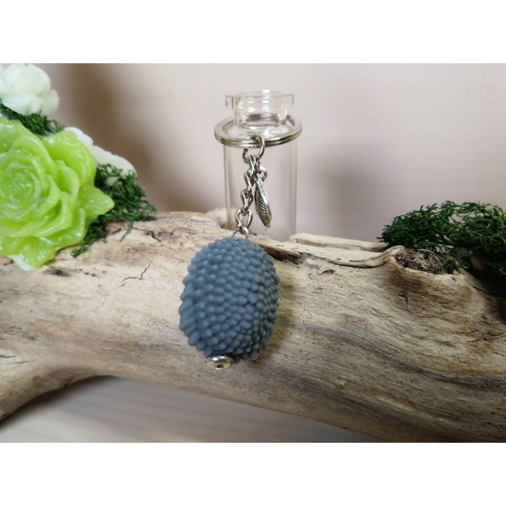 3-D Igel Schlüsselanhänger aus Silikon – Geschenkidee in verschiedenen Farben, personalisierbar Bild 6